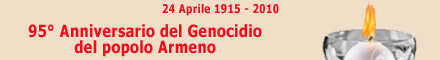 95° Anniversario del genocidio Armeno